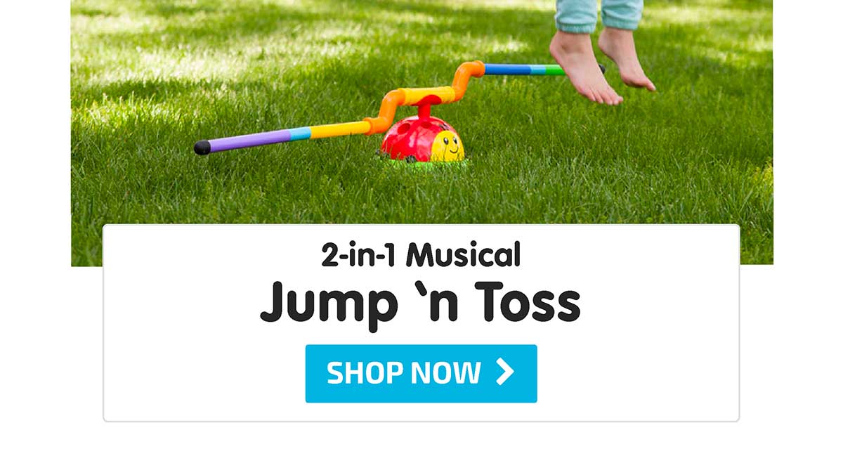 2-in-1 Musical Jump 'n Toss - Shop Now