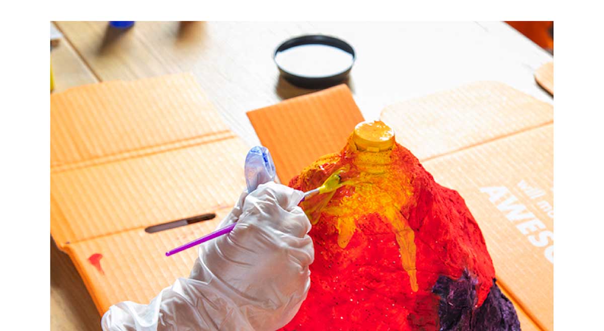 Surprise Ride - Build & Paint a Volcano Science Kit