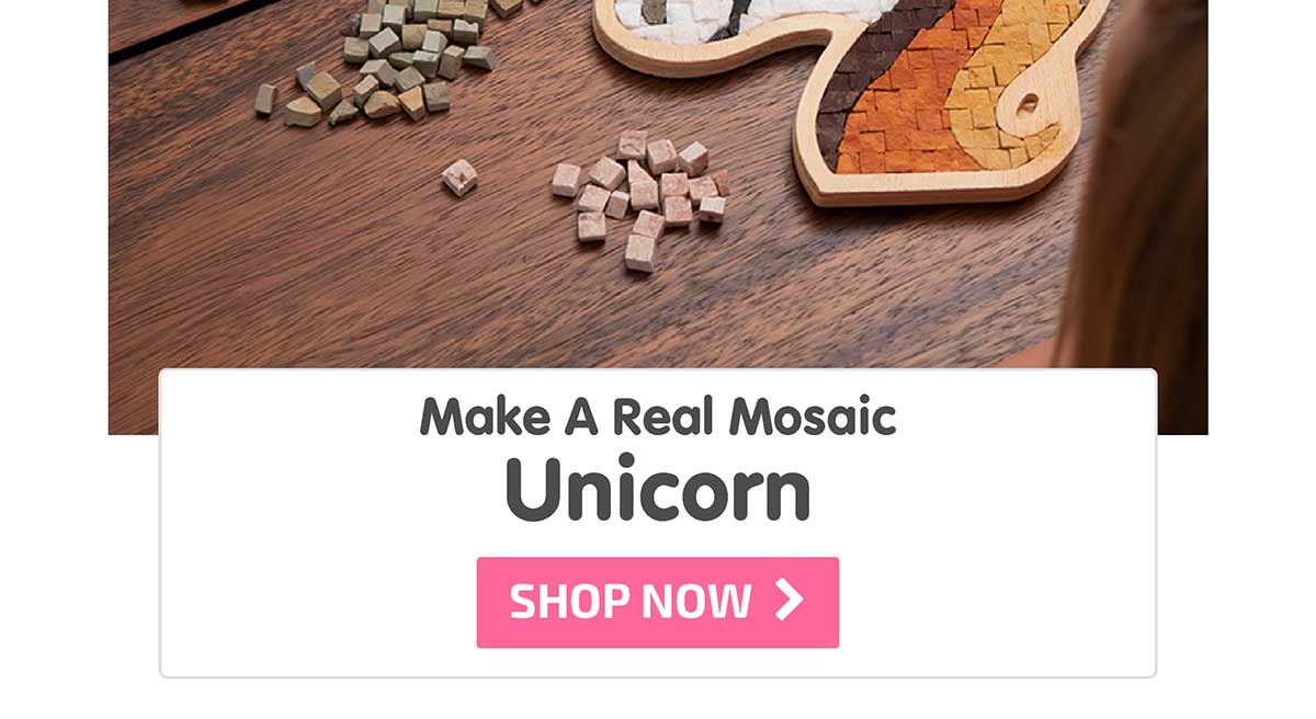 Make A Real Mosaic - Unicorn - Shop Now