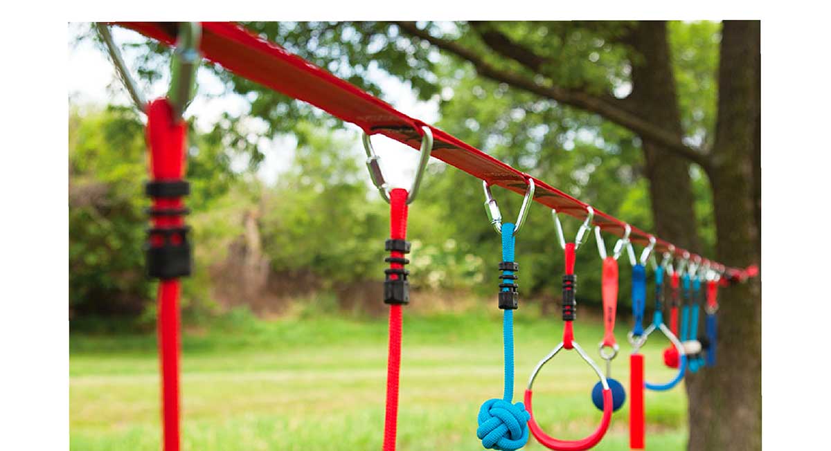 Slackers NinjaLine 36 Ft. Pro & Intro Combo Kit with 10 Obstacles