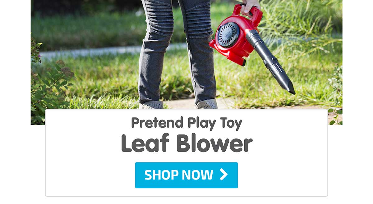 Leaf Blower Pretend Play Toy - Shop Now