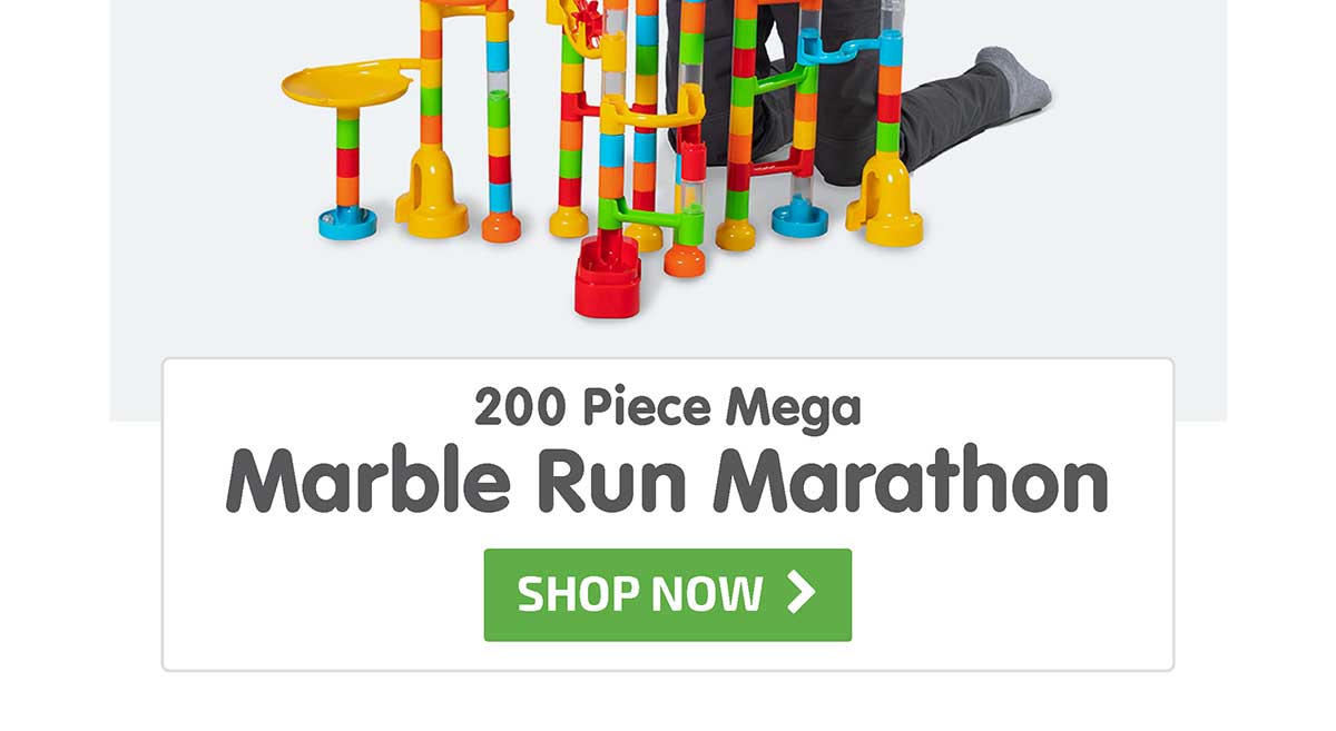 200pc Mega Marbles Run Marathon - Shop Now