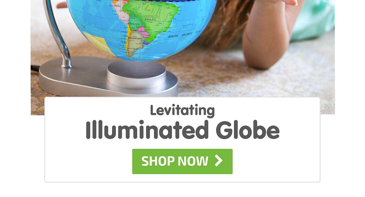 Levitating Illuminated Globe - Shop Now