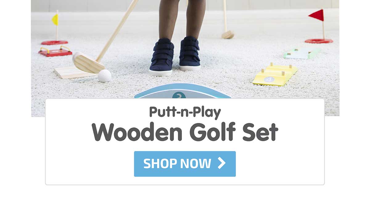 Putt-n-Play Wooden Golf Set - Shop Now