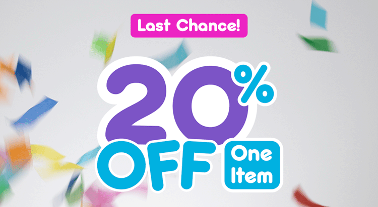 Last Chance! 20 Years of Fat Brain! 20% Off One Item! Use Code: OV-2333