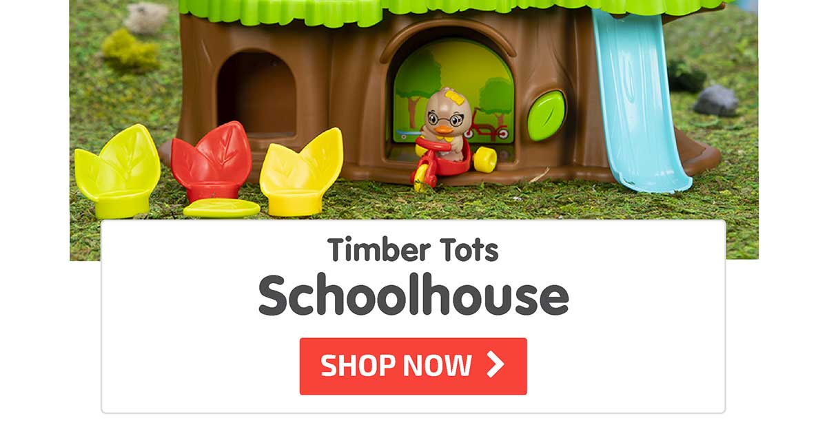 Timber Tots Schoolhouse - Shop Now