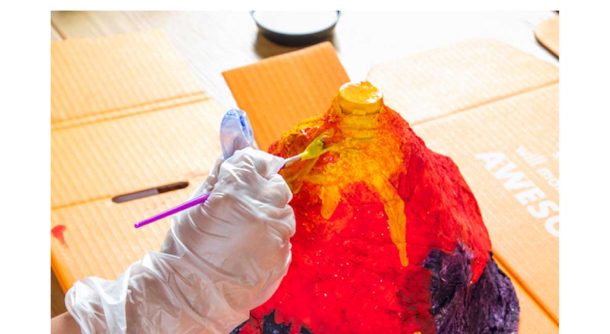 Surprise Ride - Build & Paint a Volcano Science Kit