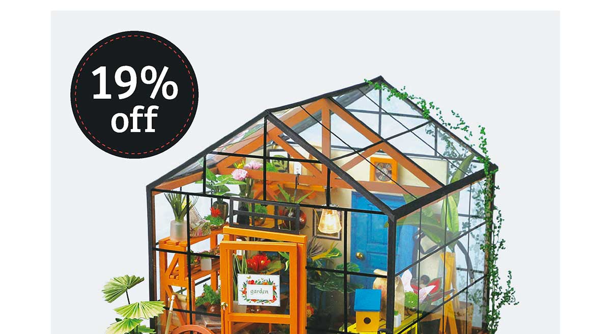 DIY Miniature Model Kit: Gracie’s Greenhouse