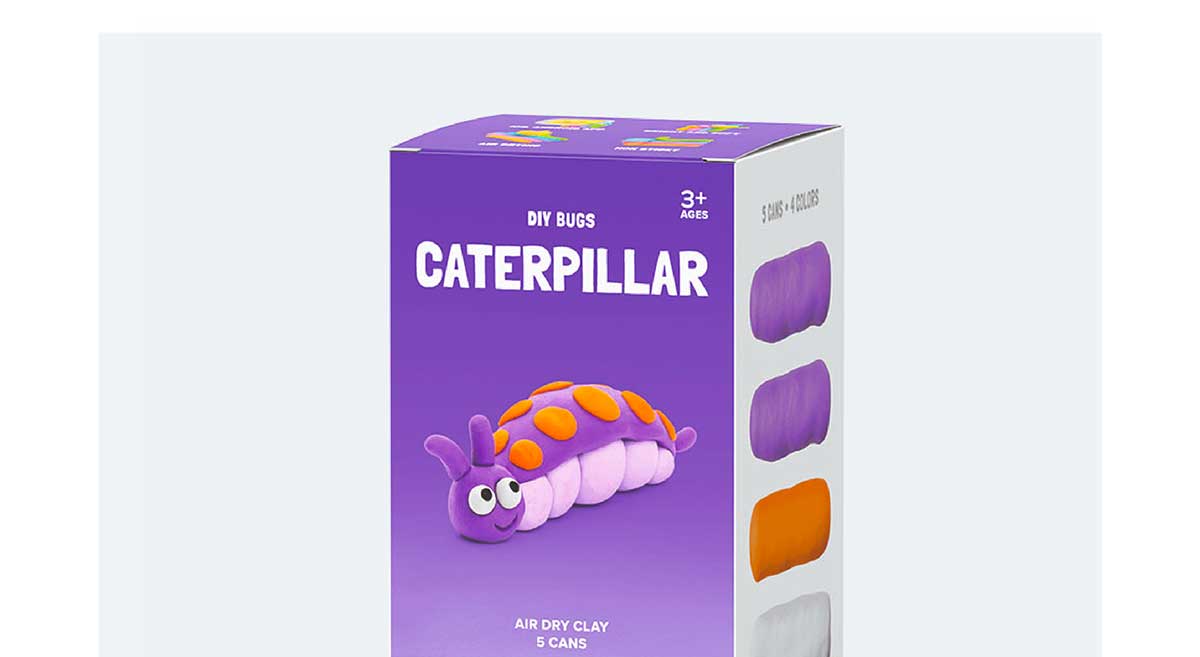 Hey Clay Claymates Caterpillar