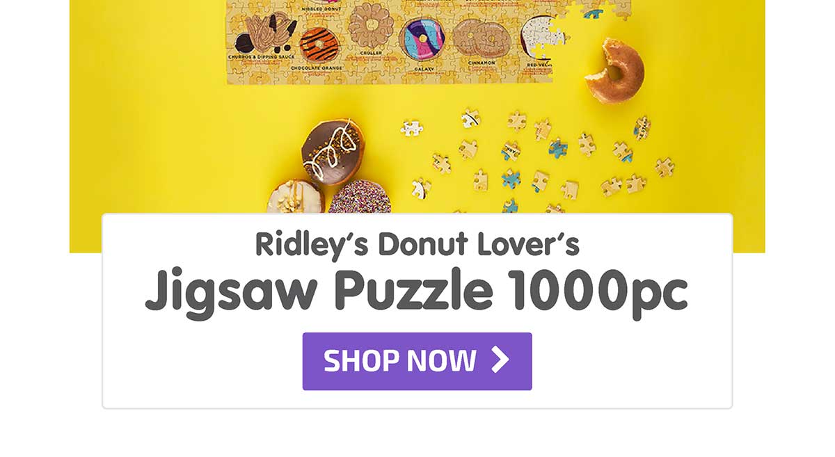 Ridley’s Donut Lover’s Jigsaw Puzzle 1000 pc - Shop Now