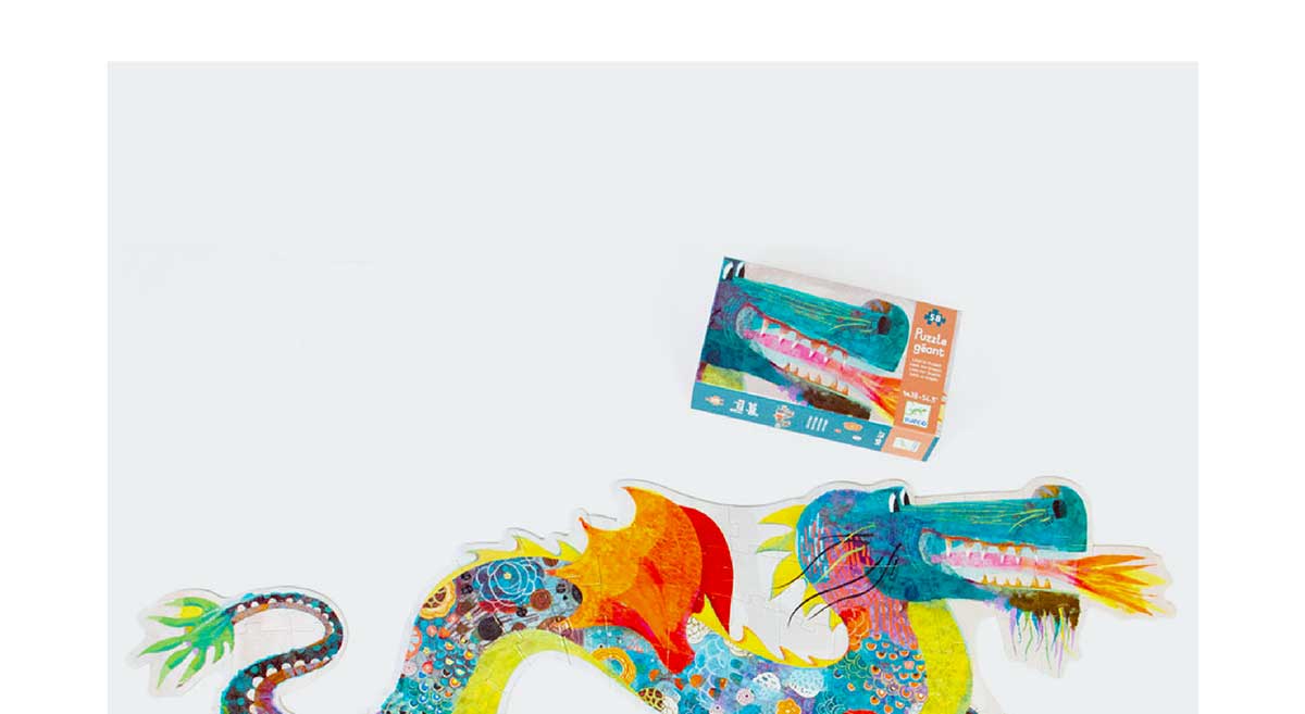 Djeco Leon The Dragon Giant Puzzle