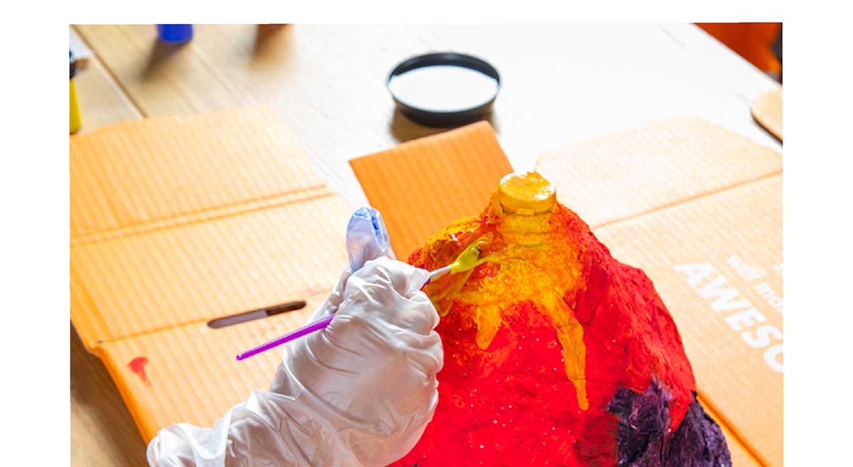 Surprise Ride - Build & Paint a Volcano Science Kit