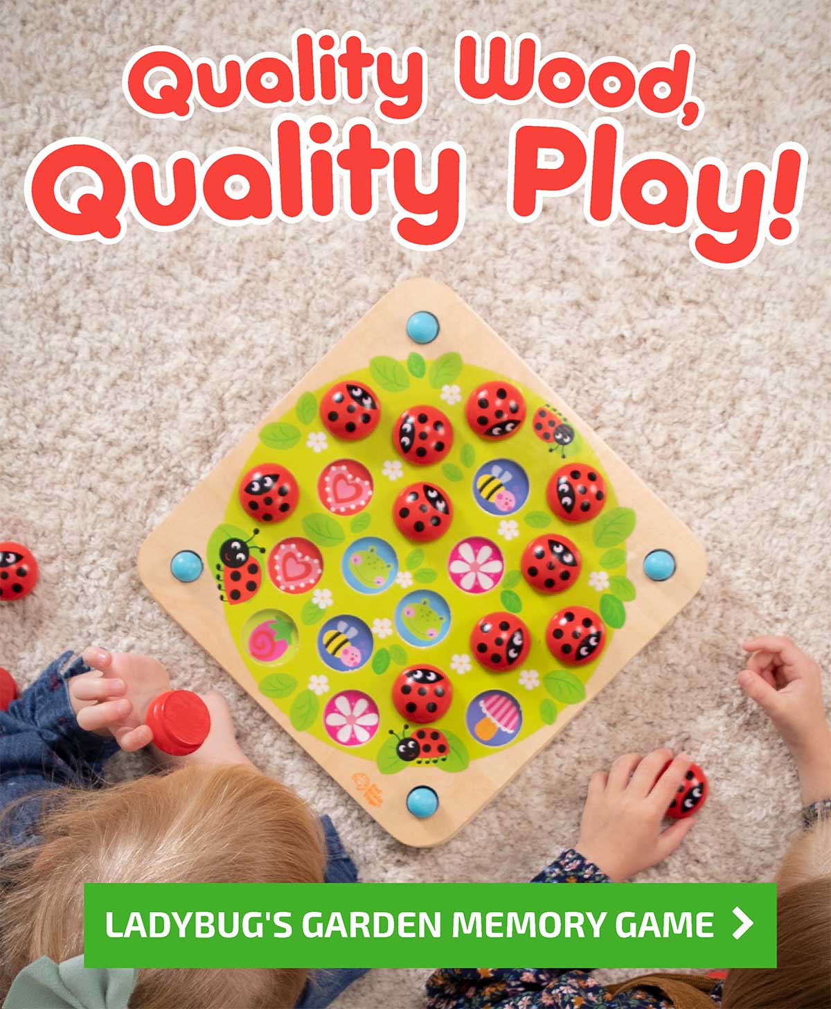 Ladybug's Garden Memory Game! Shop Now!