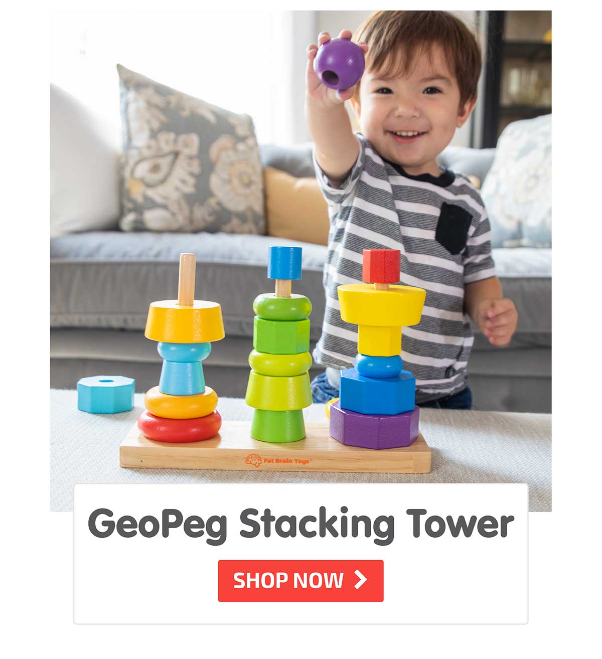 GeoPeg Stacking Tower