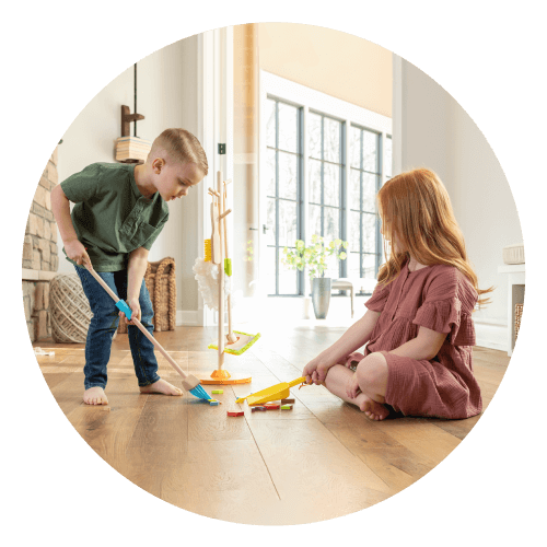 Sweep, Scrub, and Shine Cleaning Set