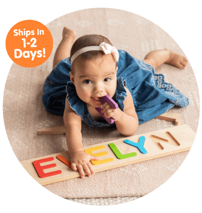 1st Birthday - Personalized Name Puzzle