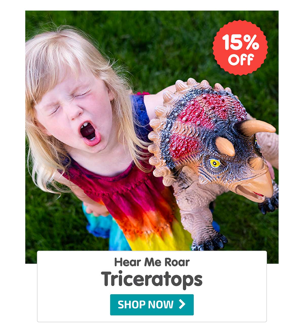 Hear Me Roar Triceratops