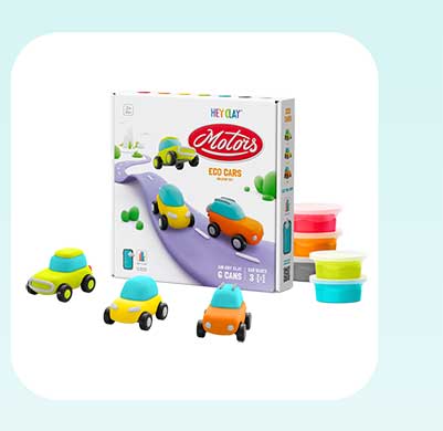 Hey Clay - Eco Cars Air-Dry Clay