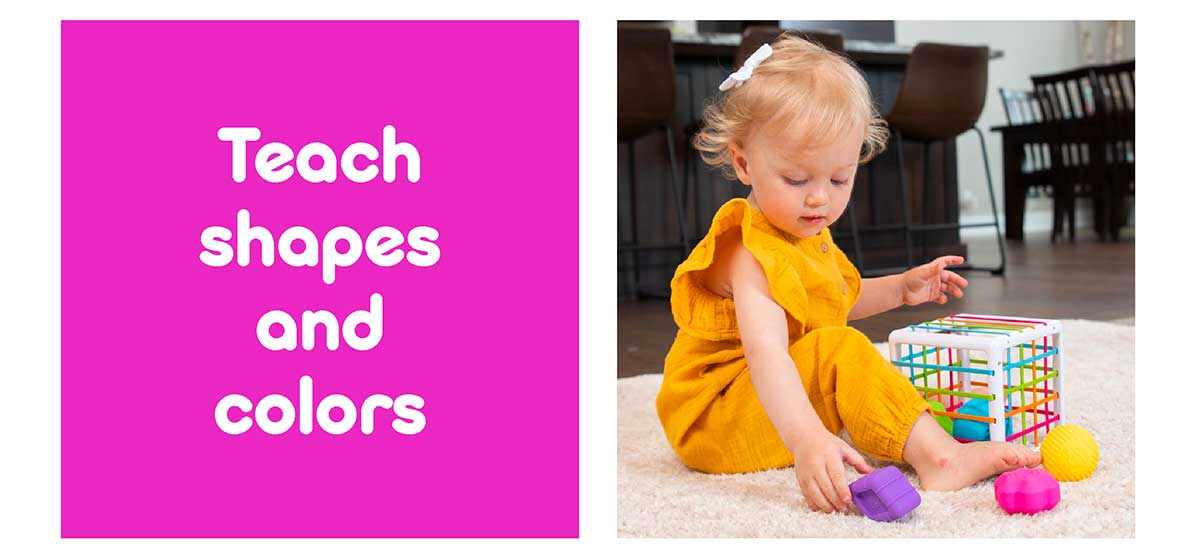 Teach shapes and colors