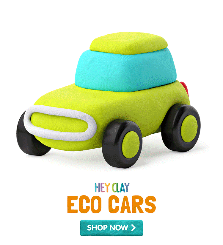 Hey Clay - Eco Cars Air-Dry Clay