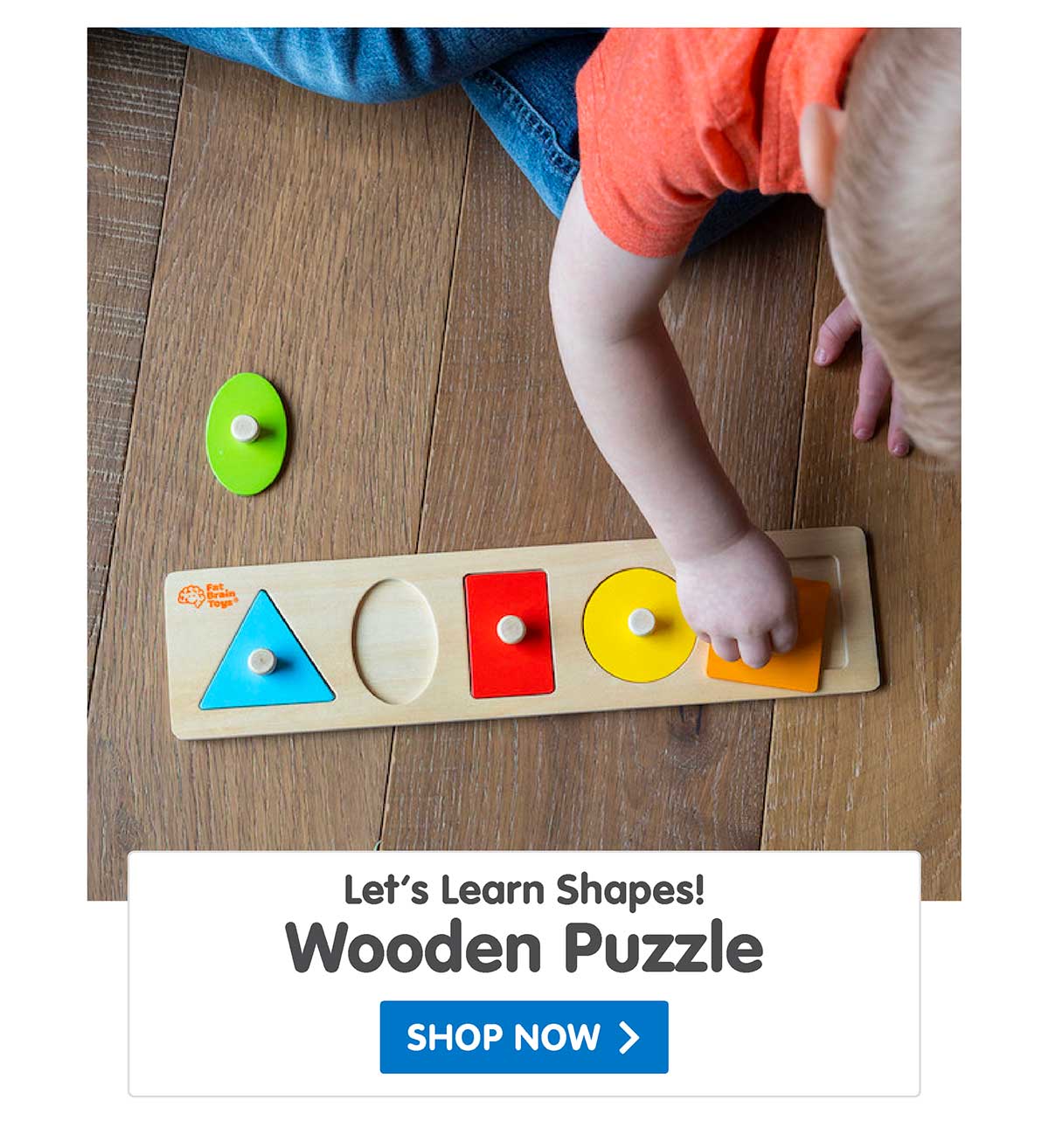 Let’s Learn Shapes! Wooden Puzzle