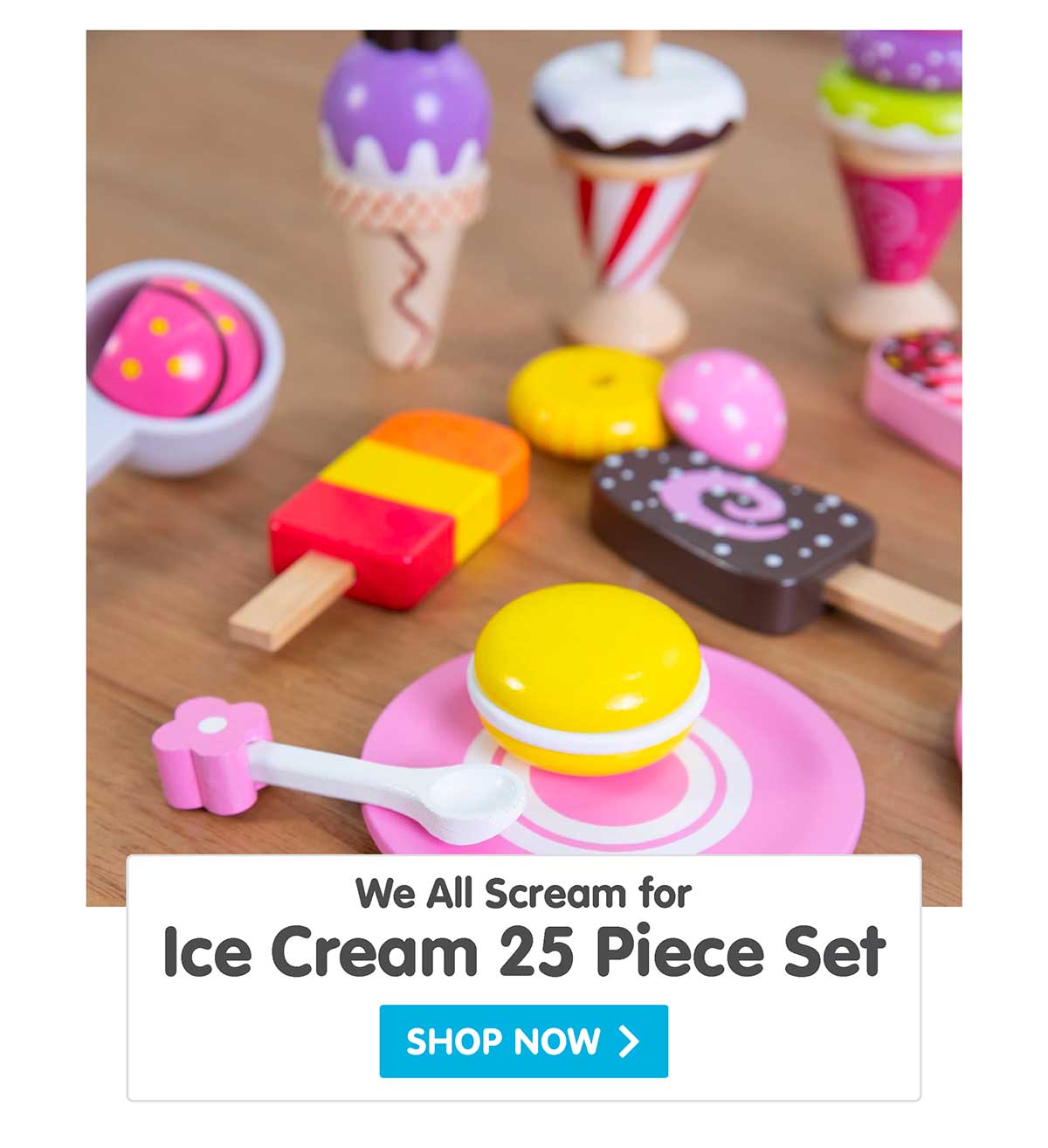 We All Scream for Ice Cream 25 Piece Set