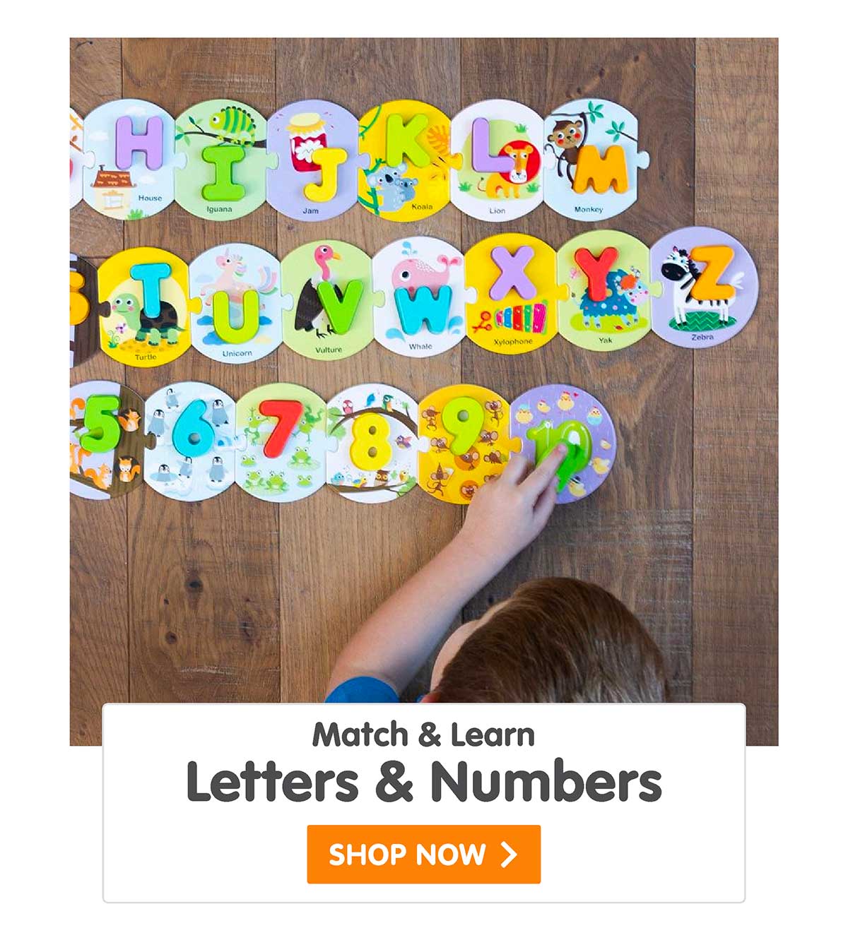 Match & Learn Letters & Numbers