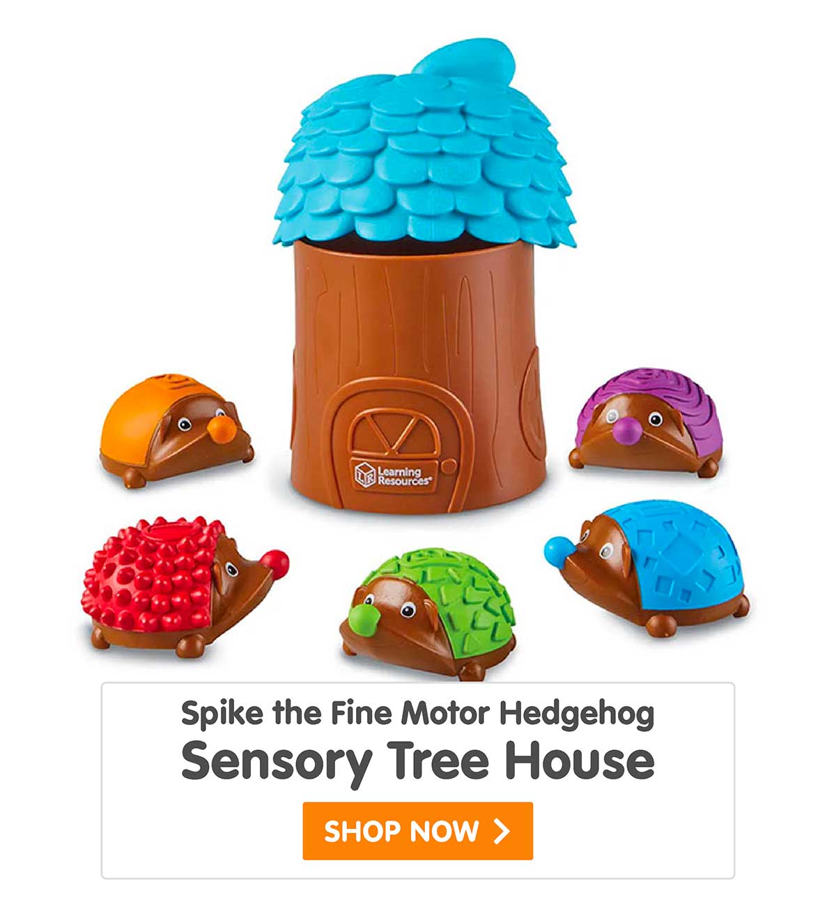Spike the Fine Motor Hedgehog® Sensory Tree House
