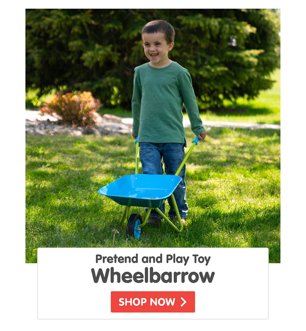 Wheelbarrow Pretend and Play Toy