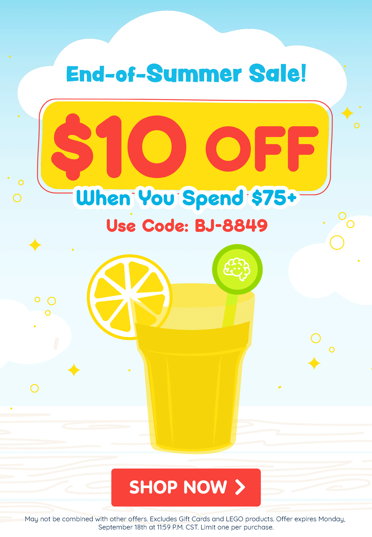 End of Summer! $10 Off when you spend $75+ Use Code BJ-8849 - Shop Now