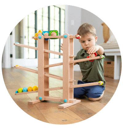 2nd Birthday - Roll 'n Go Wooden Marble Run
