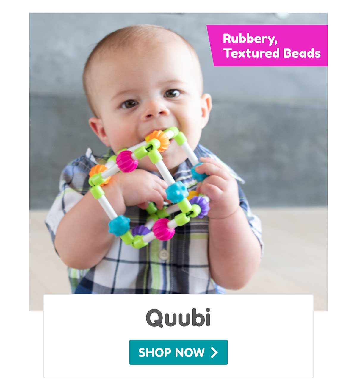Quubi - Rubbery, Textured Beads!