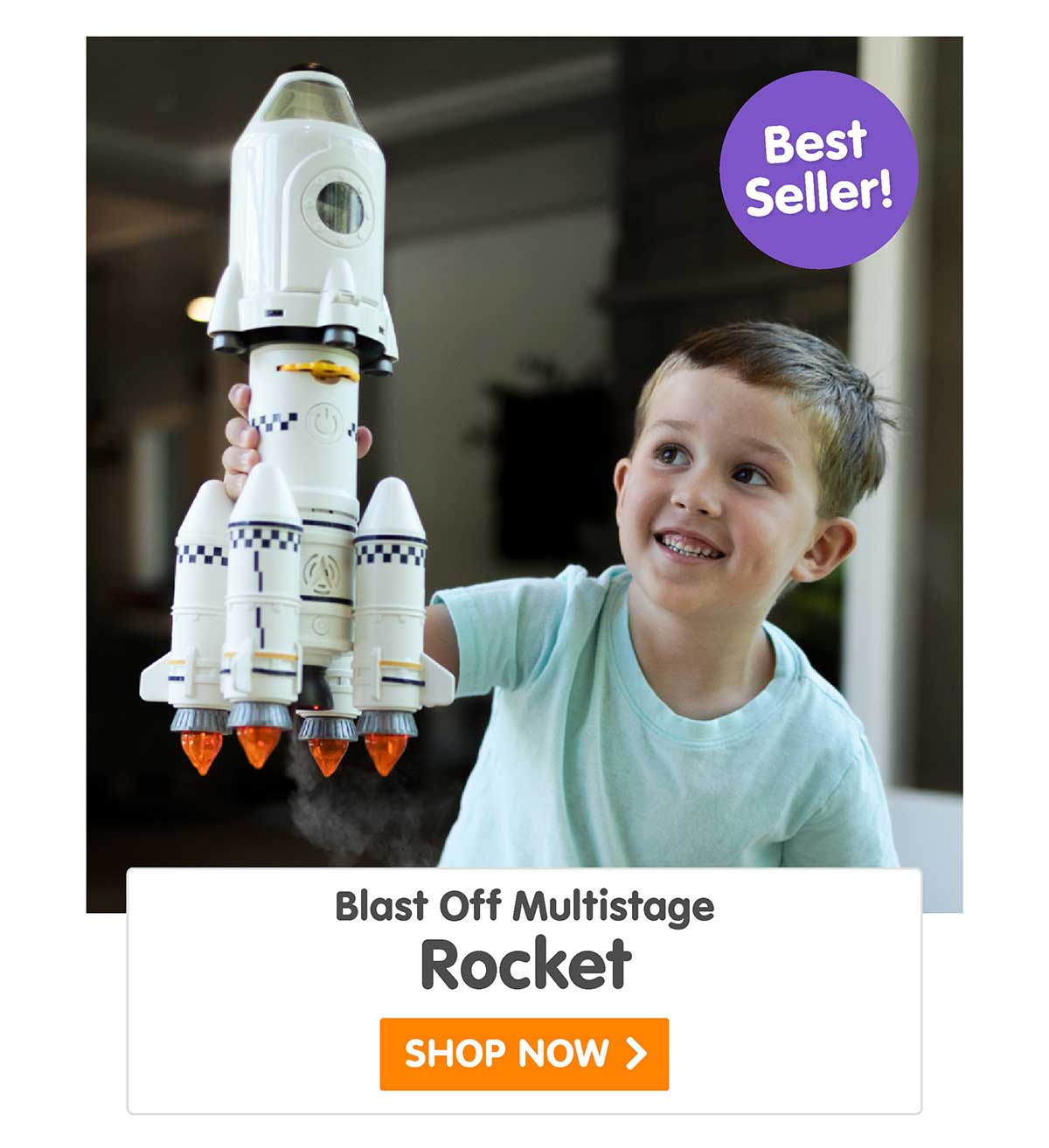 Blast Off Multistage Rocket