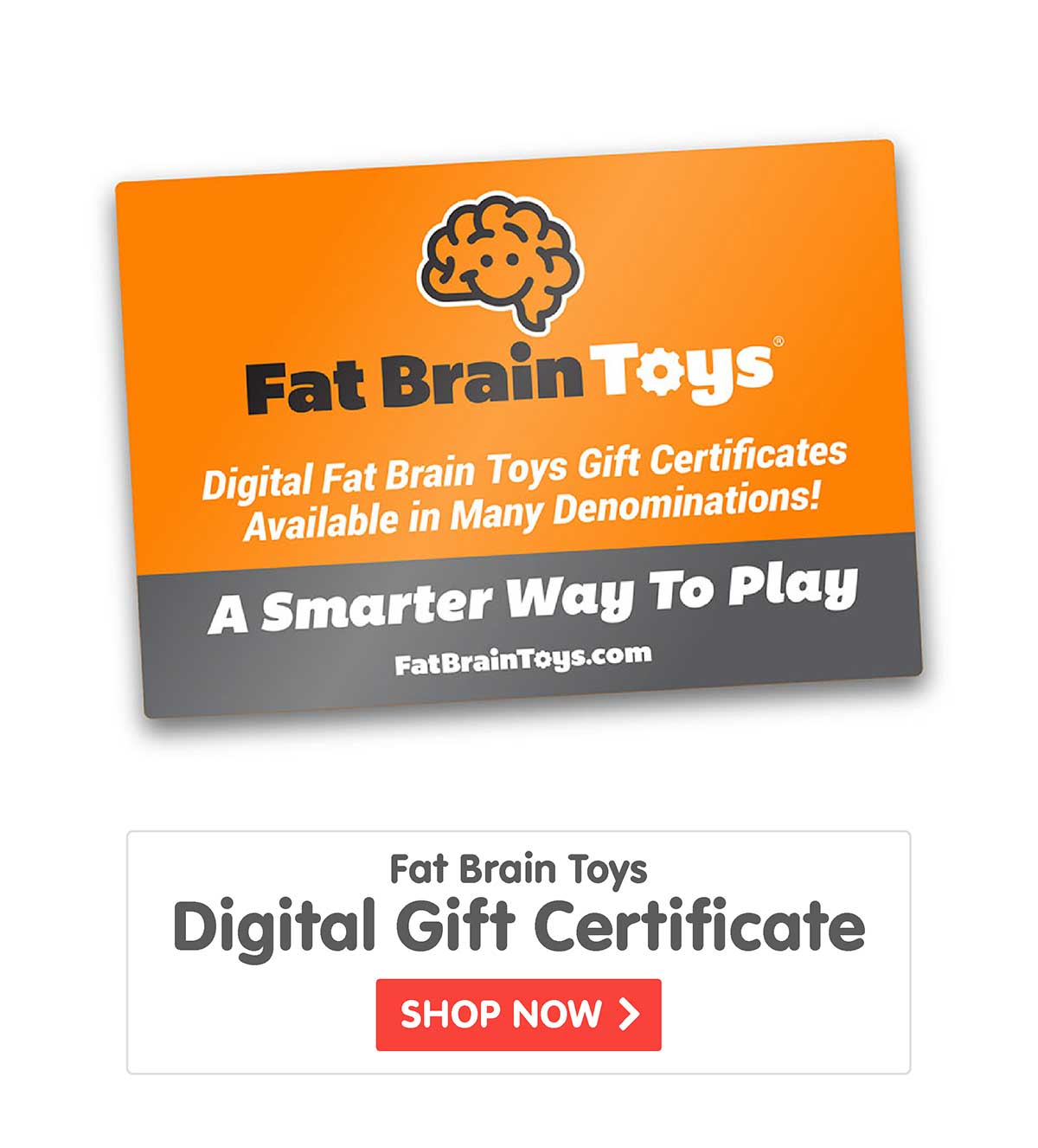 Fat Brain Toys Digital Gift Certificate