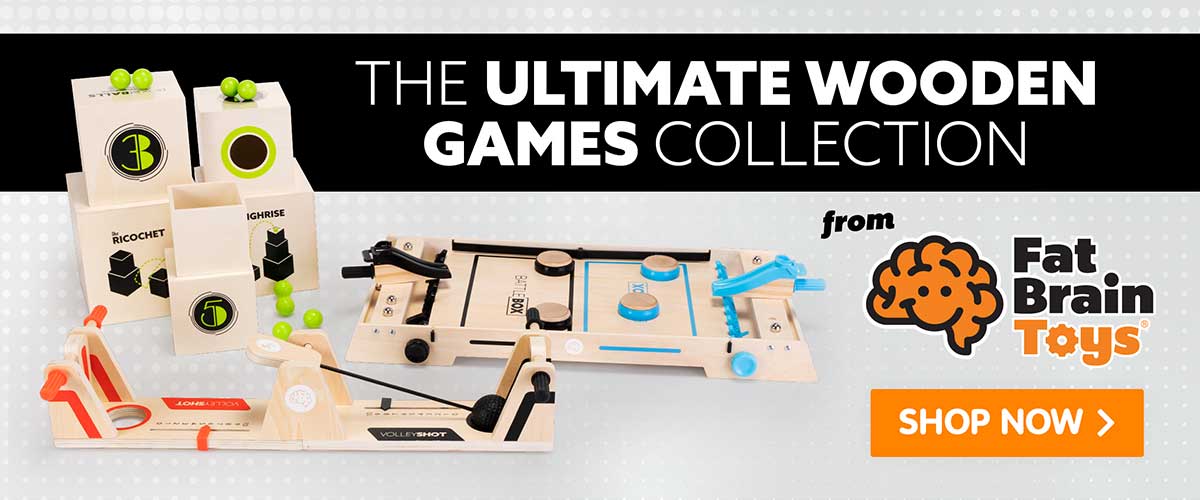 The Ultimate Wooden Games Collection from Fat Brain Toys!
