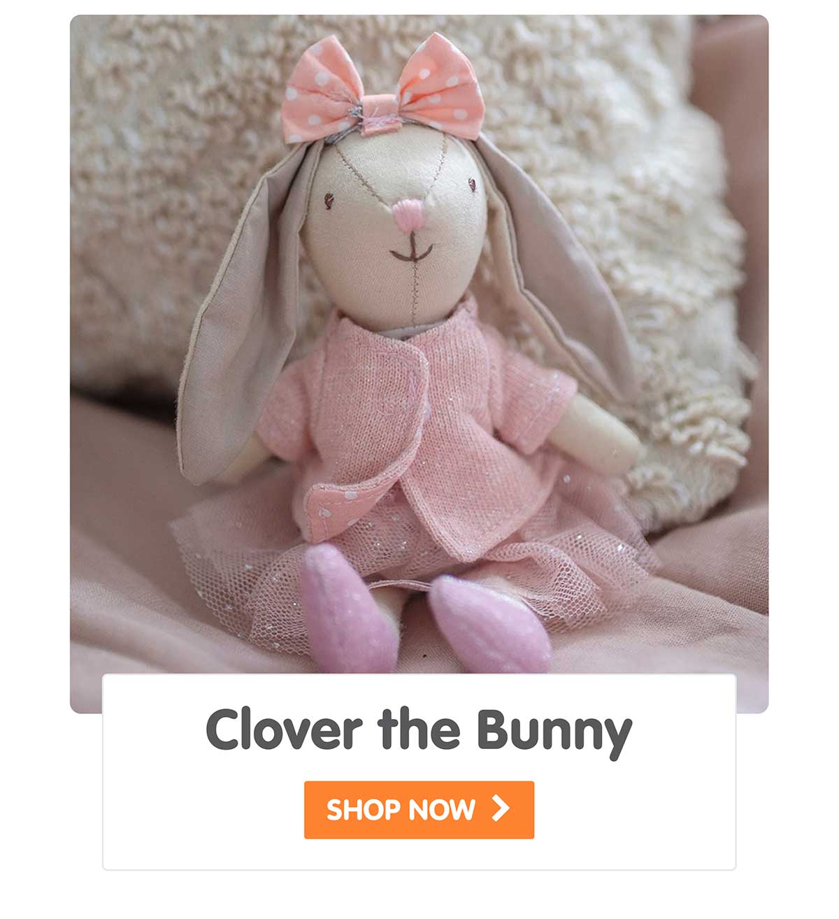 Clover the Bunny - 7 inch
