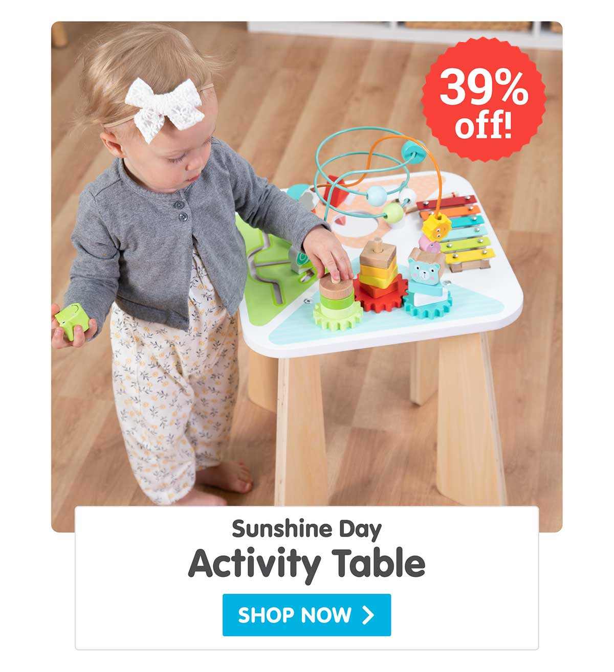 Sunshine Day Activity Table - 39% Off!