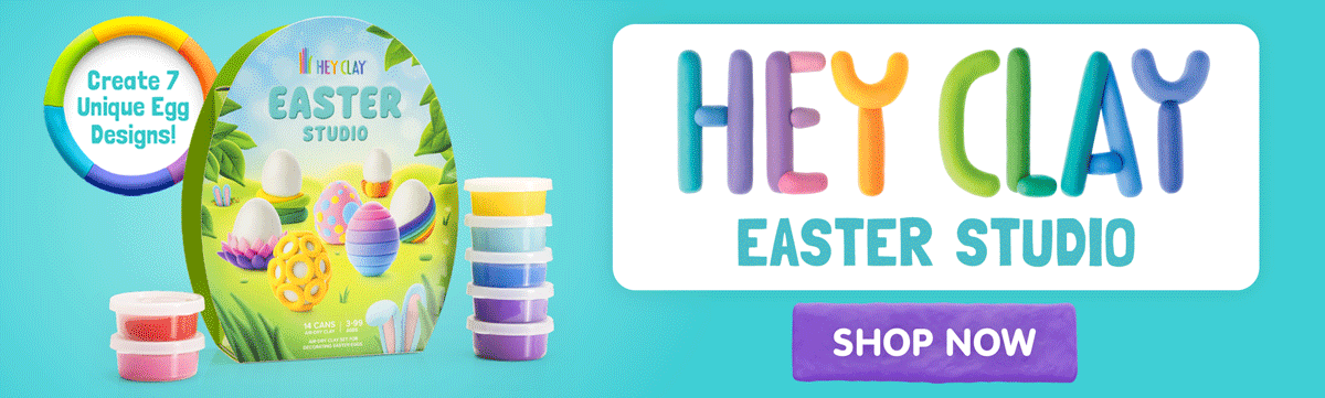 Hey Clay Easter Studio - Create 7 Unique Egg Designs! - Shop Now