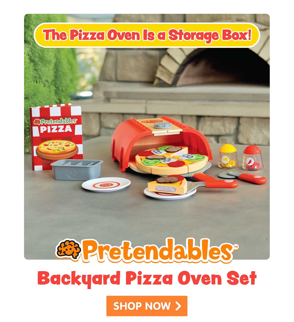 Pretendables Backyard Pizza Oven Set
