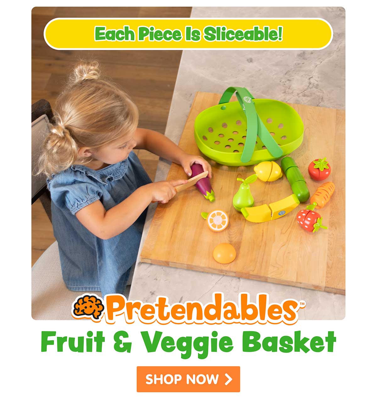 Pretendables Fruit & Veggie Basket