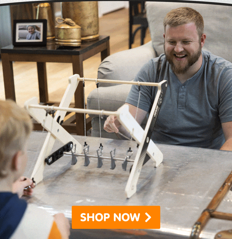Animated GIF showing products in the Ultimate Wooden Games Collection - Shop Now