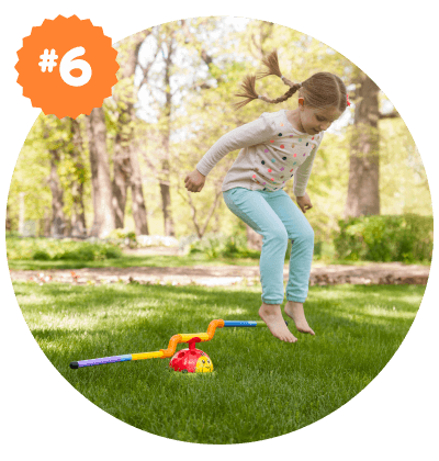 #6 - 2-in-1 Musical Jump 'n Toss