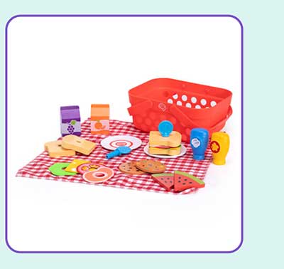 Pretendables Picnic Basket Set