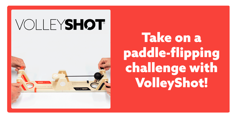 VolleyShot - Take on a paddle-flipping challenge with VolleyShot!