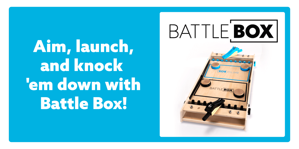 Battle Box - Aim, launch, and knock 'em down with Battle Box!