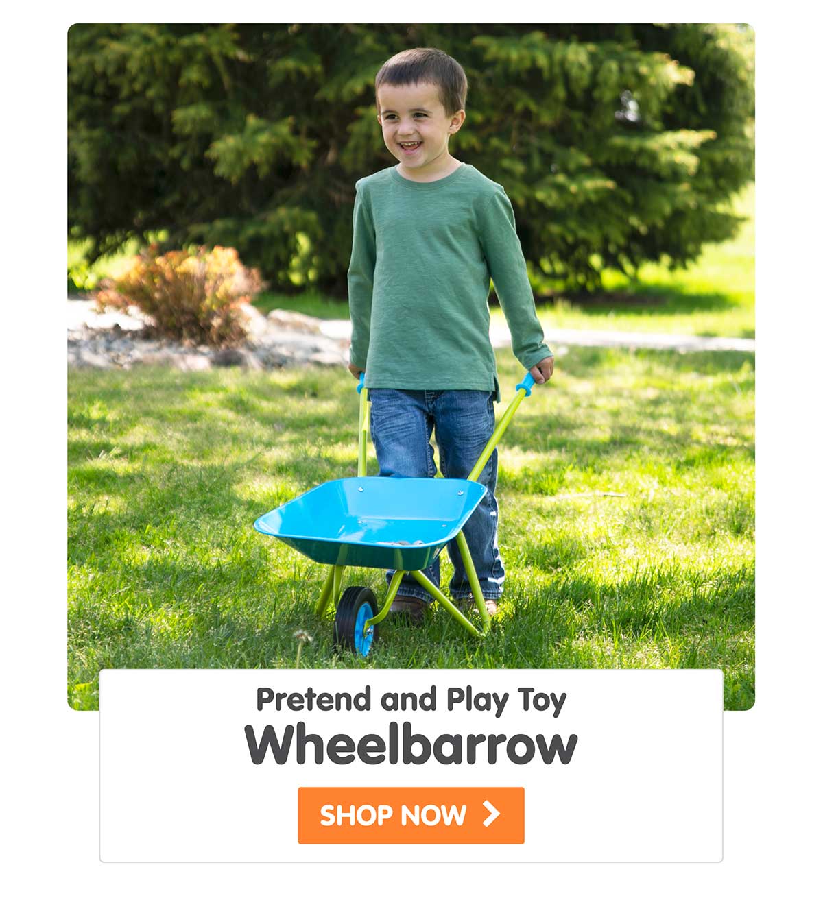 Wheelbarrow Pretend and Play Toy