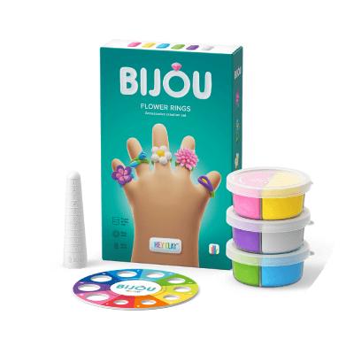 5th Birthday - Hey Clay Bijou Flower Rings