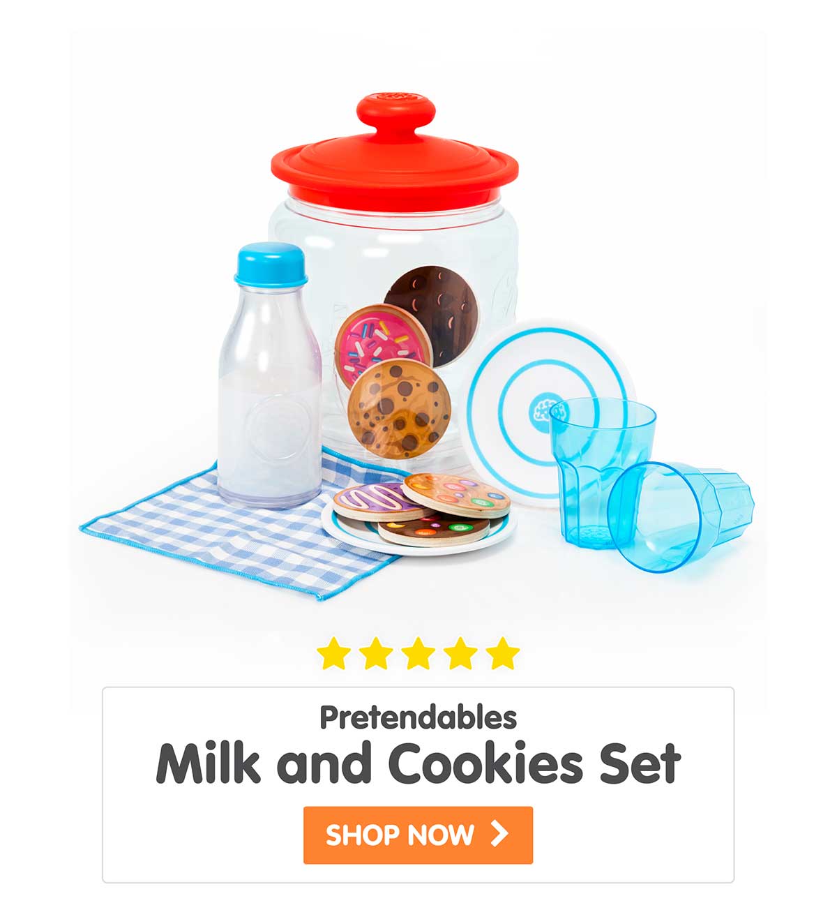 Pretendables Milk and Cookies Set