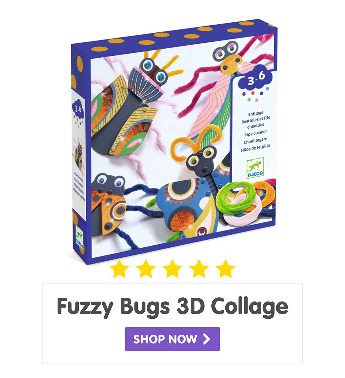 Fuzzy Bugs 3D Collage