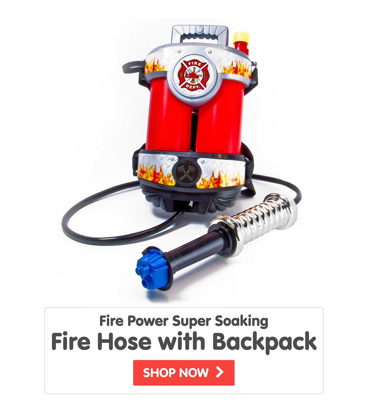 Fire Power Super Soaking Fire Hose with Backpack